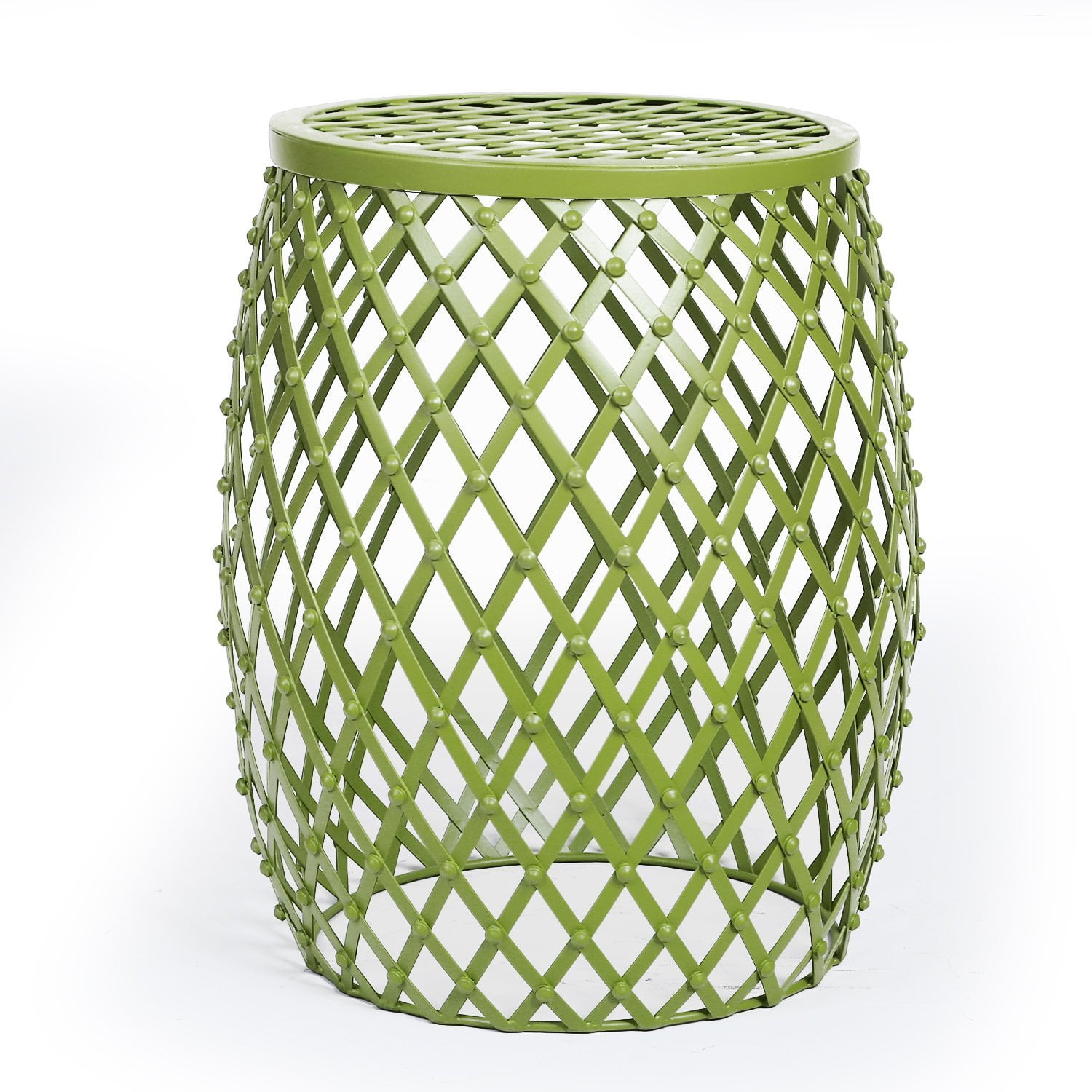 Joveco Outdoor Metal Side Table Patio End Table,Outside Accent Table