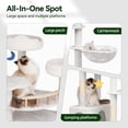 thumbnail image 4 of Torre para Gatos Meecal de 216 cm de Alto para Gatos Grandes con Poste Rascador, 4 of 7