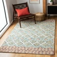 thumbnail image 2 of SAFAVIEH Aspen Maurice Geometric Wool Area Rug, Green/Red, 6' x 9', 2 of 8