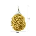thumbnail image 3 of Tyidzon Fuzzy Ball Hand Towel 3 Pack Super Absorbent Chenille Hanging Hand Towels, Quick Drying Fluffy Puffins Fuzzy Towel Balls for Home & Kitchen, 3 of 7