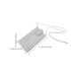 thumbnail image 2 of unbranded Clutch Plateado Con Pedrería Para Mujer De Para Fiesta Y, 2 of 8