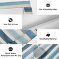 thumbnail image 6 of Vintage Blue Striped Outdoor Rug for Patio/Deck/Porch, Non-Slip Large Area Rug 6 x 9 Ft, Farmhouse Stripes Retro Art Indoor Outdoor Rugs Washable Area Rugs, Reversible Camping Rug Carpet Runner, 6 of 8
