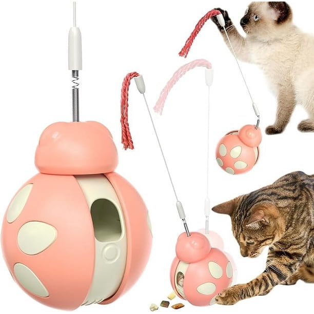 Varita para Entretener Gatos y Juguete para Gatos en Forma de Bote de Nieve que No Se Cae