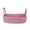 Pink, variant on Multifunctional Bowknot Woven Basket Cotton Materials Spacious Organizers For CDs Remote Control Stationery