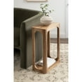 thumbnail image 3 of Kate and Laurel Dahl Modern Slatted Wooden Slim Side Table, 16 x 8 x 24, Natural Wood, Transitional Wood Narrow End Table for Use as Living Room Plant Stand or Small Bedroom Nightstand, 3 of 10