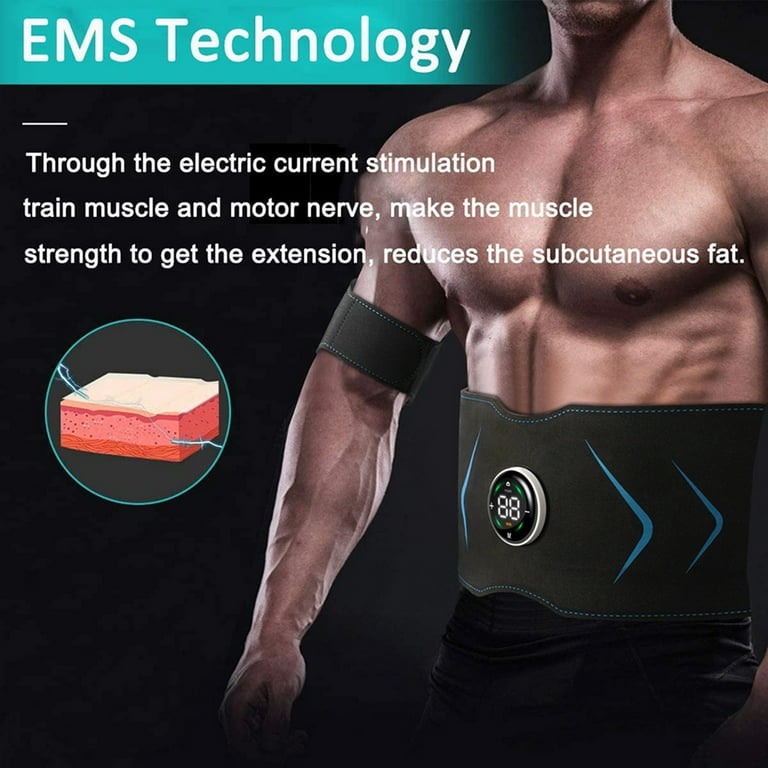 Kit Stimulation Abdominal Bodybuilding Electro Stimulator Belt Muscle Kit 3