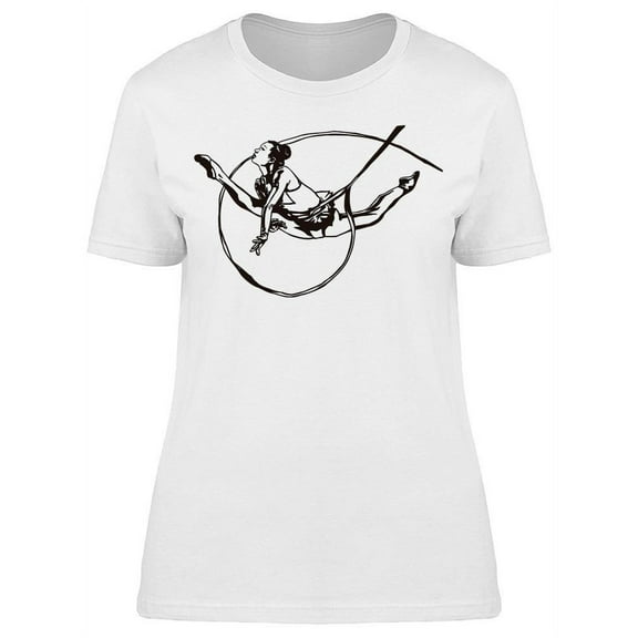 Amazing Pose Rhythmic Gymnast T-Shirt Women -Image by Shutterstock, Female XX-Large