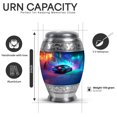 thumbnail image 2 of Yatskia Colorful Lightning Car with Tree Little Cremation Keepsake Urns for Human Ashes Adult Male and Female, Small Funeral Burial Urn for Ashes Adult Dad, (Monar Pack of 1, 3 Inch), 2 of 8