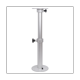 thumbnail image 5 of Pedestal de Mesa Ajustable Base de Mesa Desmontable Base de Pata Base de Mesa de AleacióN de Aluminio para RV Plateado Blanco, 5 of 5