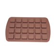 thumbnail image 2 of Molde de silicona para cubos de brownie de tamaño mordido, 24 cavidades, utilizado para hacer bandejas de silicona para bloques de hielo para dulces, trufas de chocolate y moldes para bloque, 2 of 5