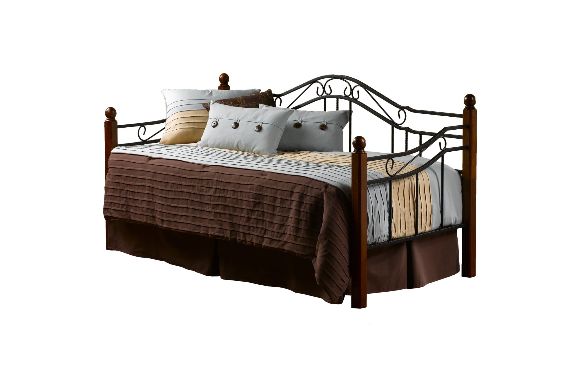 Hillsdale Furniture Madison Wood and Metal Twin Daybed with Trundle