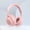 130#Pink, variant on Pink Bluetooth 5.1 Over Ear Wireless Headphones, 40mm Driver Deep Bass Foldable Stereo Headset, Support Wired TF Card FM Radio 8H Long Battery for Sports Fitness Leisure Music