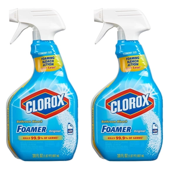 Clorox Bleach Bathroom Cleaners, 30 Fluid Ounce, 2 Pack