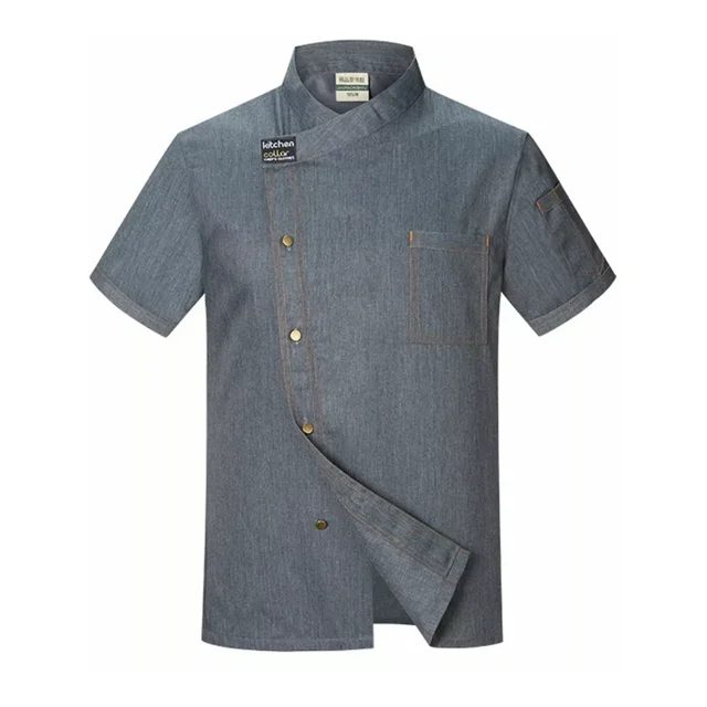 Manga Corta Uniforme Chef Cocina Gastronomia Moda