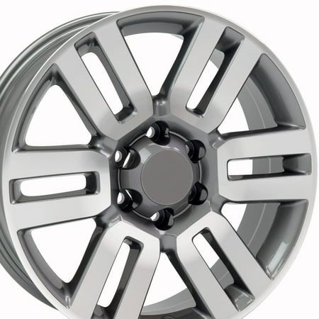 Toyota 4runner Crankshaft - 20x7 Wheel Fits Toyota, Lexus Truck & SUV - 4Runner Style Gunmetal Rim w/Mach'd Face Hollander 69561