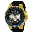 thumbnail image 2 of Invicta Aviator Men 50mm Stainless Steel Gold Black+Blue dial Chronograph Quartz Watch, 2 of 4