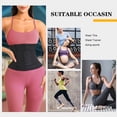 thumbnail image 3 of Waist trainer for women\men, abdominal control, sports fitness shapewear, best abdominal trainer for weight loss, weightlifting or strength building, abdominal training, work out, black, 3 of 10