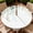Garland, variant on ARTSLION Round Outdoor Tablecloth For Up To 48in With Umbrella Hole & Zipper Waterproof Elastic Edge Fitted Table Cover Big Sunflower For Patio Picnic Party, Dandelion