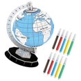 thumbnail image 3 of Globe Puzzle DIY 3D Toy for Kids Use Material Helps Learning and Fun 29.5cm Diameter, 3 of 5