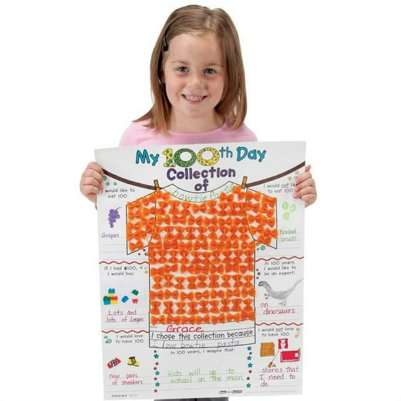 Really Good Stuff 100th Day Collection 17” x 22” Poster