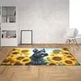 thumbnail image 2 of Scottish Terrier Hello Summer Sunshine Sunflowers Spring Retro Vintage Indoor Rug Scottie Dog Lover Gifts Carpet Living Bed Room Sofa Home Decor - 00008, 2 of 5