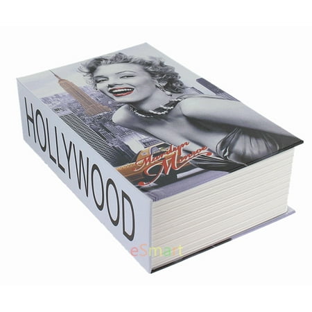 Marilyn Hidden Book Safe Lock Secret Security Money Hollow Book Wall