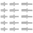 thumbnail image 2 of Shisuyan 130pcs Aluminum Core Rivets Kit Knock Type Expansion Rivets with Round Head, M5 7mm 9mm 11mm for Household and Machinery Use Multi Size Assortment, 2 of 9