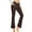 Brown 1, variant on UAMVSH Leggings for Women Bell Bottom High Waisted Yoga Pants with Pocket Fall Fashion Workout Trouser