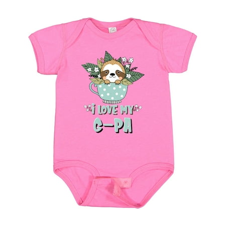 

Inktastic Teacup Raccoon I Love My G-Pa Gift Baby Boy or Baby Girl Bodysuit