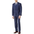thumbnail image 1 of Tommy Hilfiger Mens Check Stretch Formal Tuxedo, Blue, 46 R/M37.5  / W x L, 1 of 1