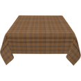 thumbnail image 4 of Square Tablecloth 52 x 52 Inch, Brown Glen Plaid Square Tablecloth Stain and Wrinkle Resistant Tablecloths Kitchen Dining Tablecloth for Restaurant, Picnic, Indoor and Outdoor Dining, 4 of 8