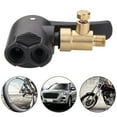 thumbnail image 1 of Air Inflator Pump Hose Nozzle Adapter Tire Chuck Valve Clip Connector Car Bike, 1 of 9