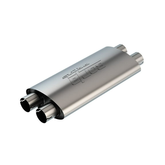 Borla Universal ProXS Muffler - Oval Dual/Dual Inlet/Outlet 2.5in Tubing 19inx4inx9.5in Case