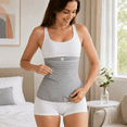 thumbnail image 2 of Postpartum Abdominal Binder, Post Surgery C Section Recovery Belt, Compression Hernia Waist Support for Women 130cm, 2 of 5