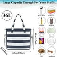 thumbnail image 2 of Bolsa de Playa LEDAOU Impermeable y Resistente a la Arena para Mujer con Cierre, 2 of 9