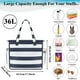 thumbnail image 2 of Bolsa de Playa LEDAOU Impermeable y Resistente a la Arena para Mujer con Cierre, 2 of 9