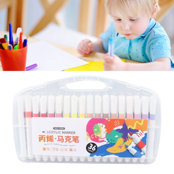 Marcadores De Pintura Acrílica, Colores Ricos Y Brillantes, 36 Piezas De Bolígrafos De Pintura Acrílica De Secado Rápido Para Manualidades