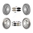 thumbnail image 1 of Transit Auto Front Rear Ceramic Pads and Coated Disc Brake Rotors Kit for Car 2017 Volkswagen CC 4 Motion KGA-105042, 1 of 8