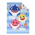 thumbnail image 2 of Baby Shark 3 Piece Toddler Bedding Set with Reversible Comforter, Fitted Sheet and Pillowcase, 2 of 9