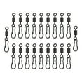 thumbnail image 3 of koolsoo 20 Pieces Fishing Swivels and Clips Fishing Accessories Sturdy Fishing Clips, 3 of 9