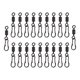 thumbnail image 3 of 20 piezas de anillas y Clips de pesca, Clips de pesca portátiles para exteriores, fácil fijación, conectores giratorios de pesca, 3 of 9