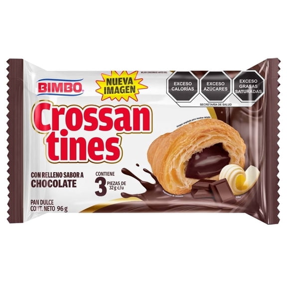 Crossantines Crossantines Bimbo con relleno sabor chocolate 96 g