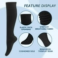 thumbnail image 4 of Women's Fall Winter Knit Slouch Socks, Soft Extra Long Scrunch Knee High Sock Slouchy Boot Socks, 4 of 7