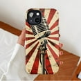 thumbnail image 2 of Retro Microphone iPhone Case for Music Lovers & Vintage Enthusiasts - Shockproof Design with Retro Radio Style, Compatible with iPhone 11/12/13/14/15/16 (Pro Max/Plus), 2 of 9