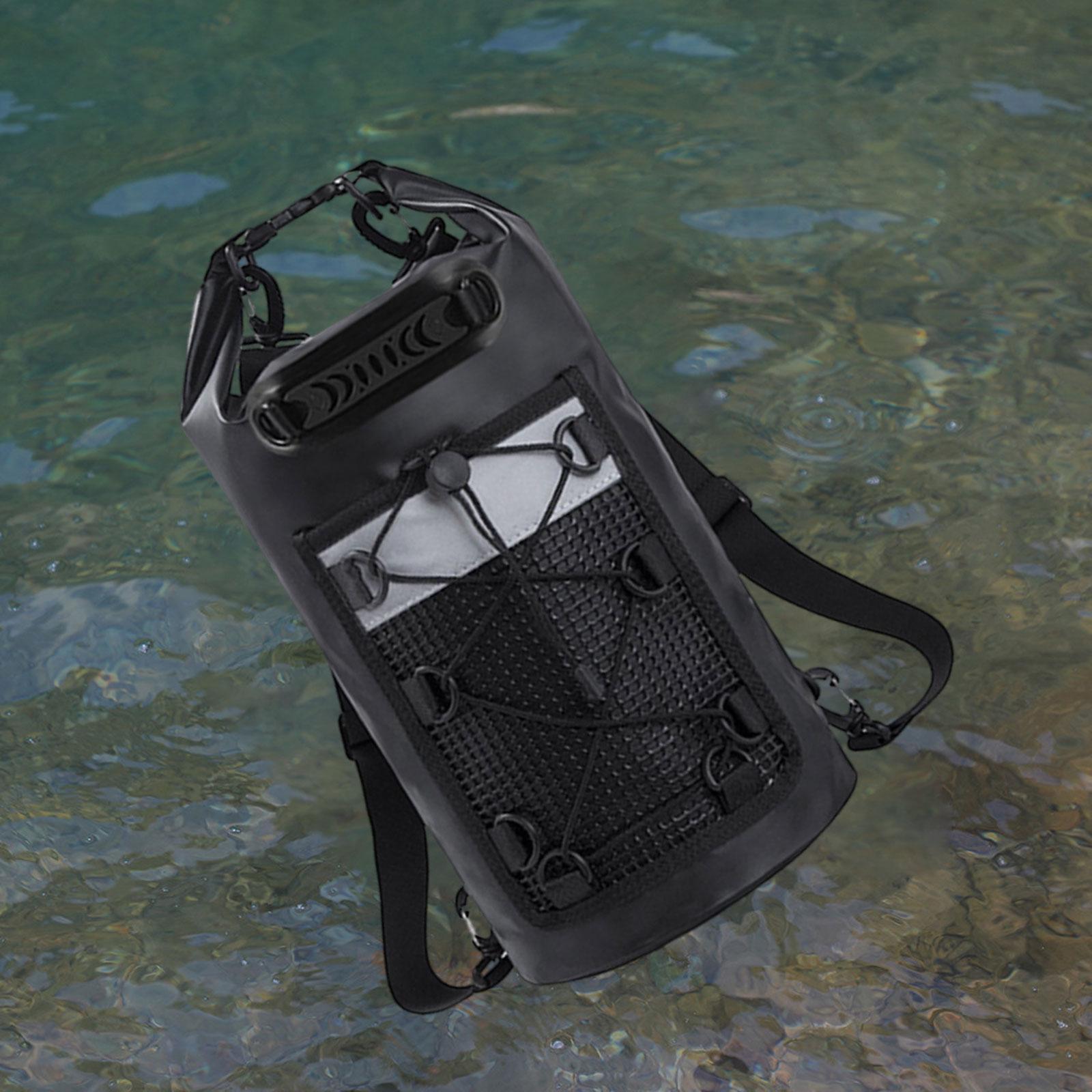 harayaa Dry Bag Comfortable Sturdy Keeps Gear Dry Large Capacity Lightweight Storage Bag Black