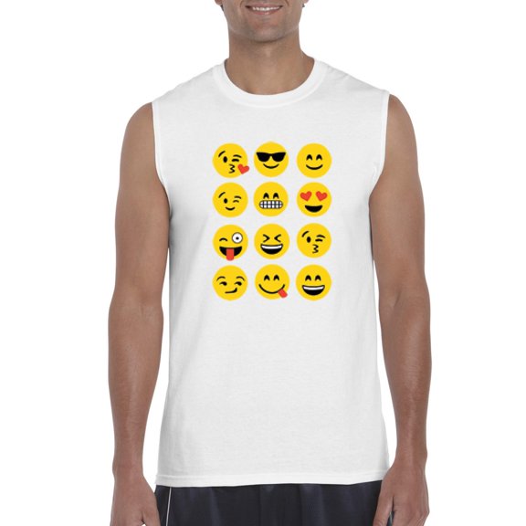 Normal is Boring - Men's Graphic T-Shirt Sleeveless, up to Men Size 3XL - Emoji Group