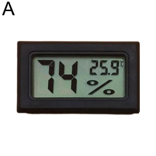 6 Pack Mini Hygromètre Intérieur, Mini Thermomètre Numérique, Jauge d'Humidité, Moniteur pour Humidificateurs, Thermostat, Réfrigérateur