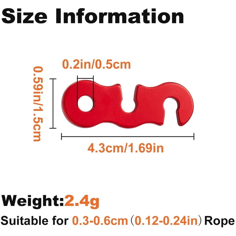 Guyline Adjusters For Tents 10pcs Aluminum Alloy Rope Tensioners ...