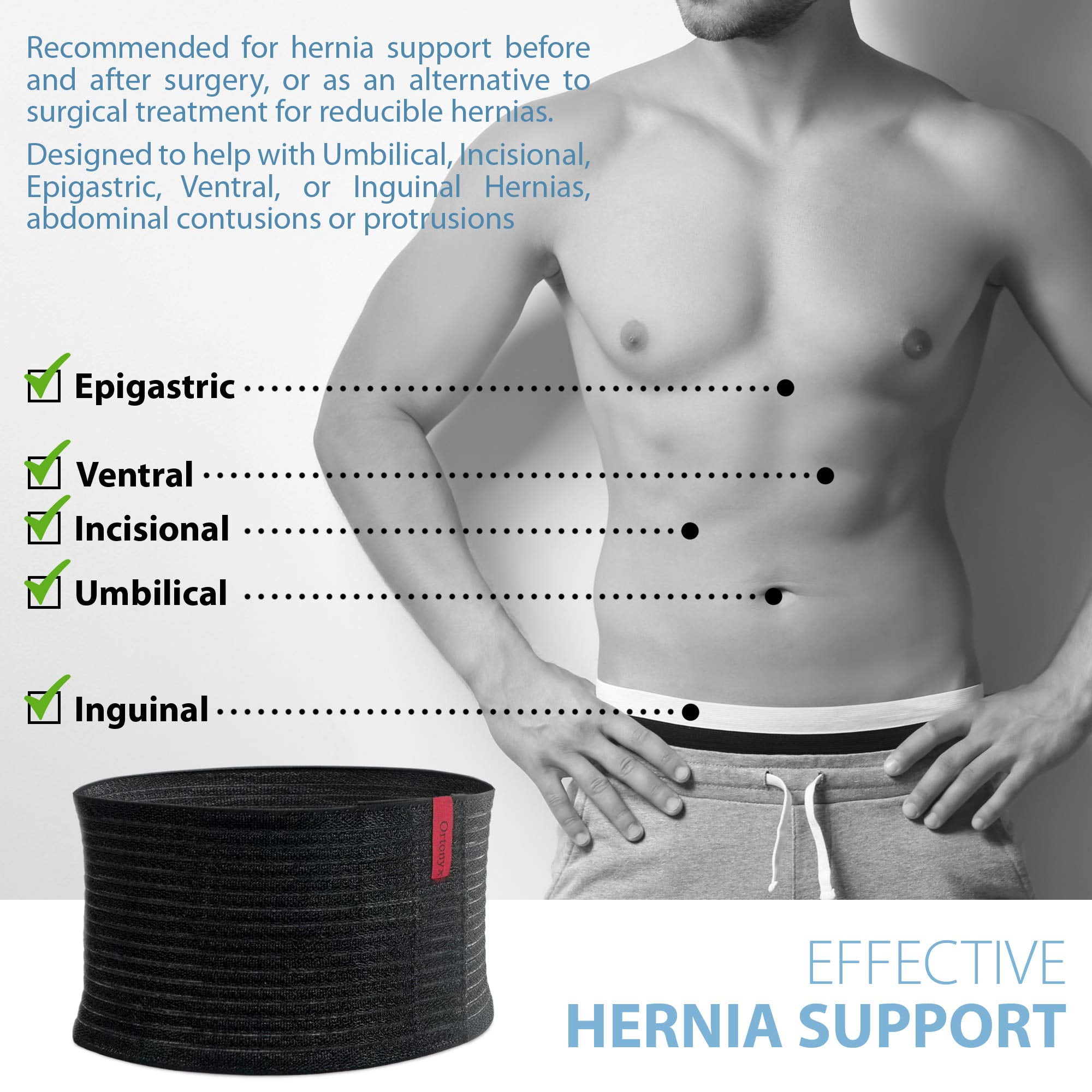 walmart hernia support belt