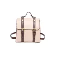 thumbnail image 3 of Mochila retro de PU con hilo de coser 2024, bolso de estudiante de estilo académico de moda de alta calidad para mujer, bolso de mano cómodo de gran capacidad, 3 of 5